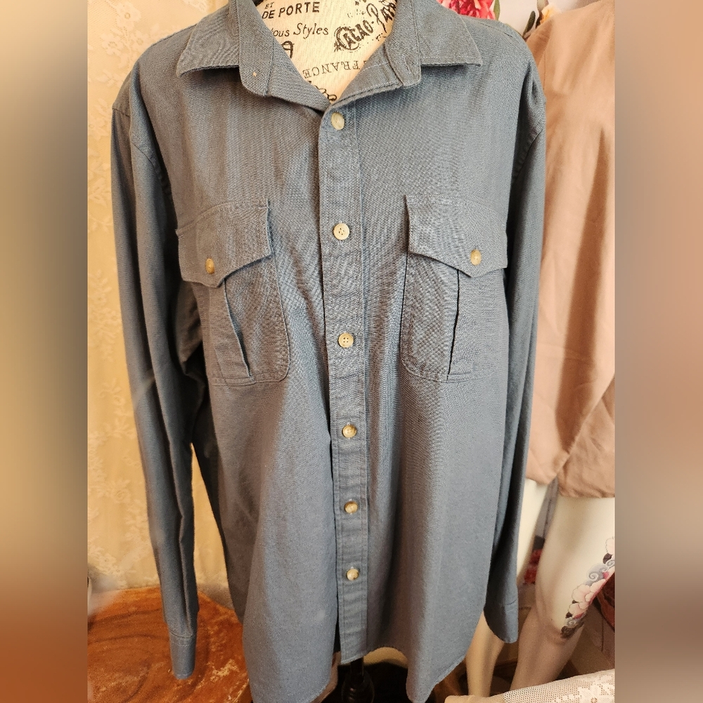 Pendleton Gray Woolen Shirts Large
